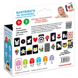 CzuCzu Контрасты на ниточке, книжка для малышей, 0-3 месяца