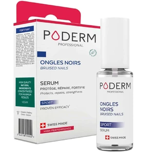Poderm Укрепляющая сыворотка-масло для черных травмированных ногтей 8 мл