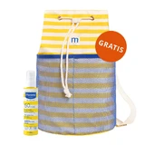 Солнцезащитный спрей для лица и тела Mustela Sun Bebe Enfant-Famille SPF 50, 200 мл + пляжный рюкзак, бесплатно