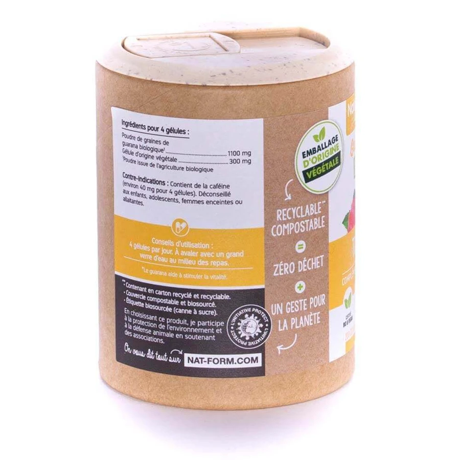Nat&Form GUARANA ORGANIC 120 капсул: ціни та характеристики