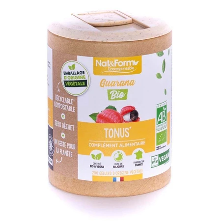 Nat&Form GUARANA ORGANIC 120 капсул: ціни та характеристики