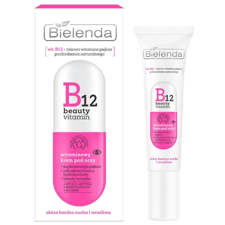 Bielenda B12 Beauty Vitamin, вітамінний крем для повік, 15 мл: ціни та характеристики