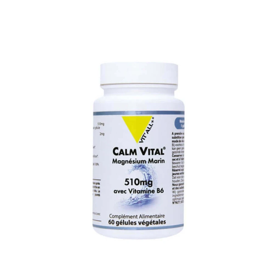 Vit'All+ Magnesium Vitale + Calm 60 растительных капсул: цены и характеристики