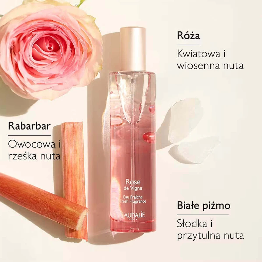 Caudalie Rose de Vigne, освежающая вода, 50 мл: цены и характеристики