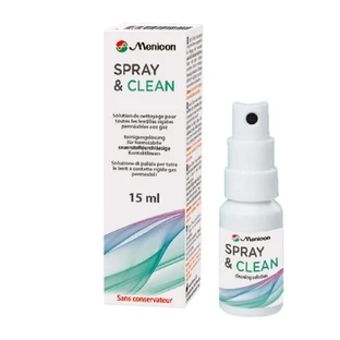 Menicon Spray & Clean Очищуючий розчин для жорстких проникних лінз 15мл