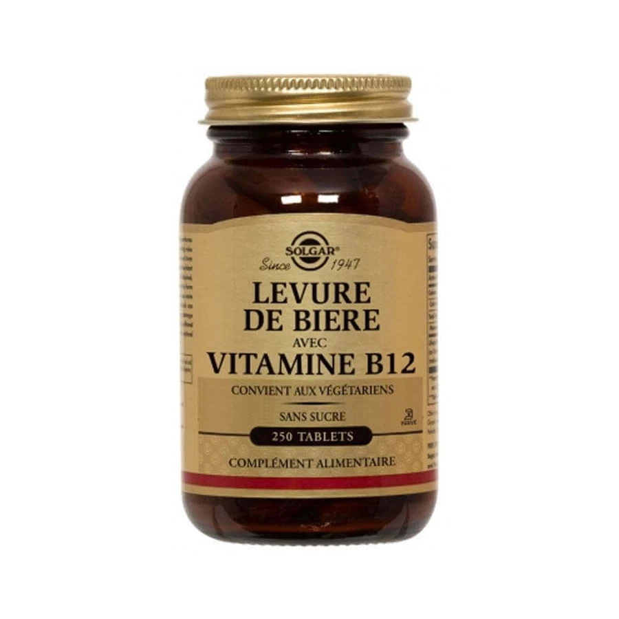 Solgar Levure De Bière Vitamine B12 Beauté Peau, Ongles 250 Comprimés: цены и характеристики