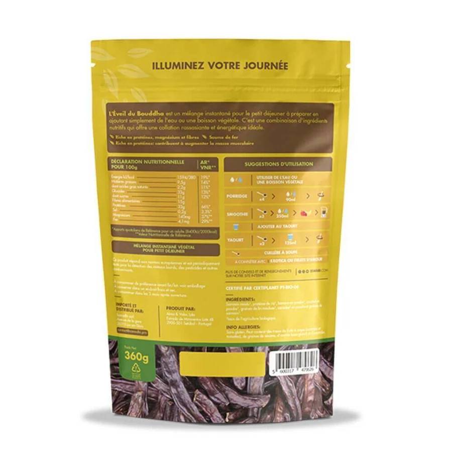 Iswari Eveil du Bouddha Maxi Protein Bio Super Breakfast 360 гр.: цены и характеристики