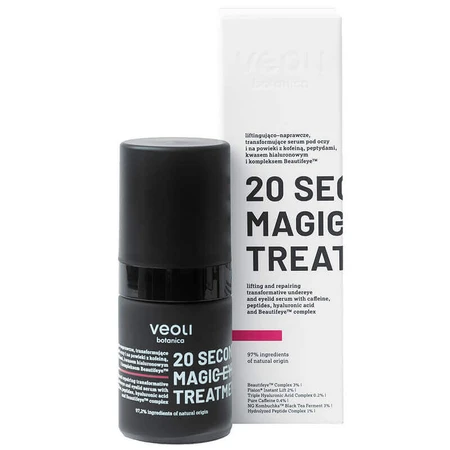 Veoli Botanica 20 Seconds Magic Eye Treatment, сироватка для ліфтингу та відновлення шкіри навколо очей і повік, 15 мл: ціни та характеристики