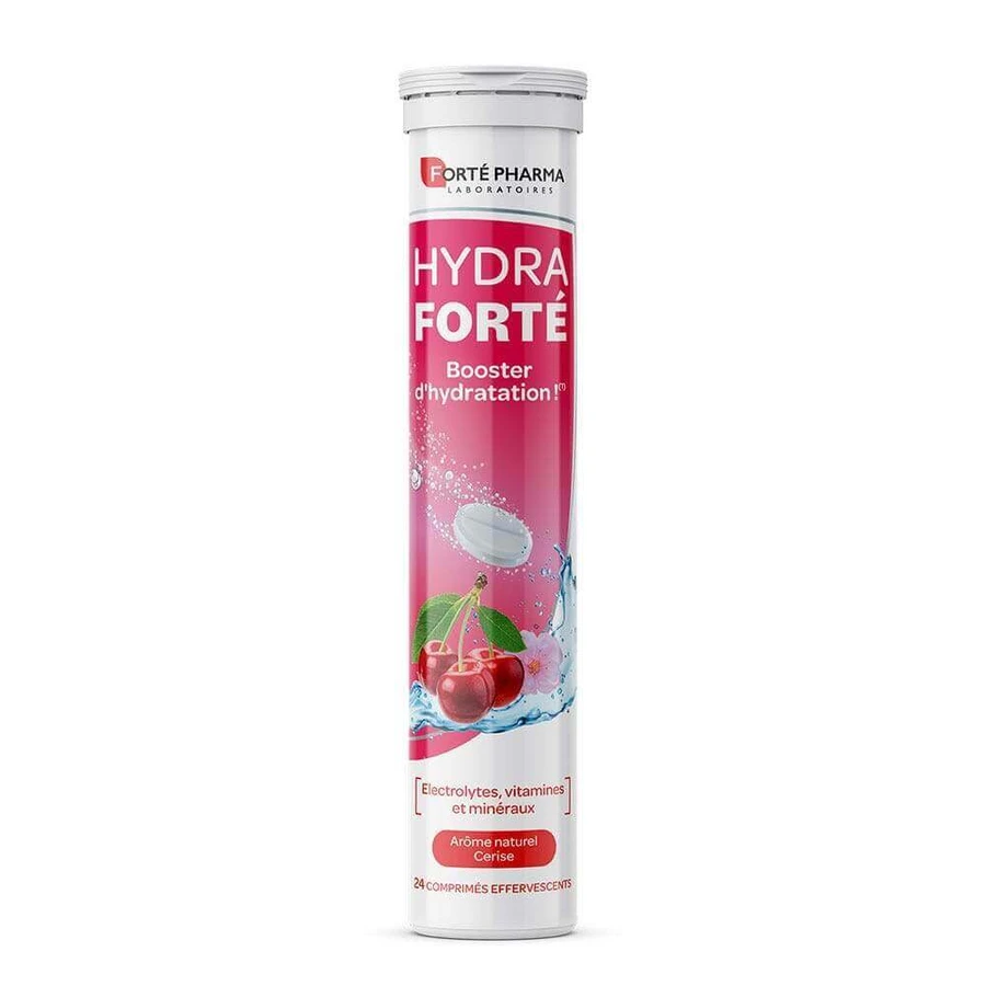 Forté Pharma Hydra Forté Hydration Booster Натуральный вишневый вкус 24 шипучие таблетки: цены и характеристики