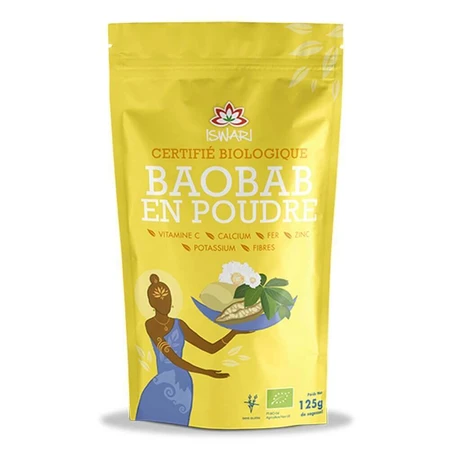 Iswari Super Aliment Pur Baobab Organic Powder 125g: цены и характеристики