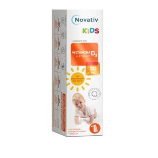 Novativ Kids Витамин D3 капли, 20 мл