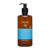 Увлажняющий шампунь с медом и гиалуроновой кислотой Hyaluronic Hydra, 500 мл, Apivita