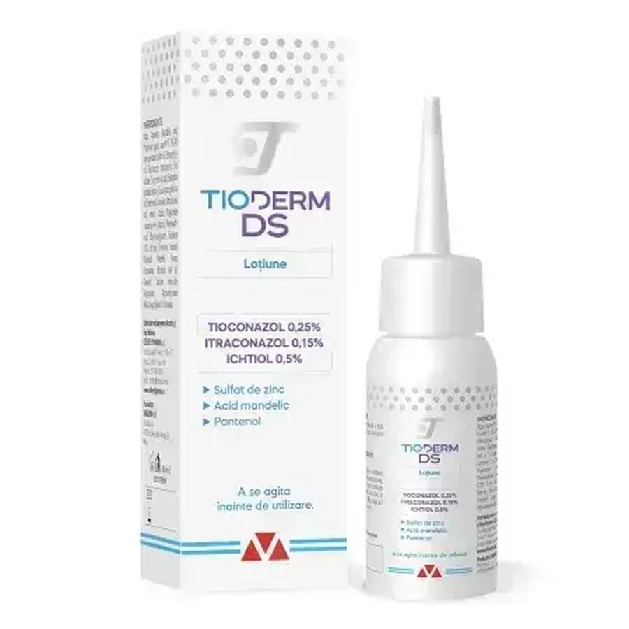 Интенсивный лосьон для лечения себорейного дерматита Tioderm DS, 50 мл, Braderm: цены и характеристики