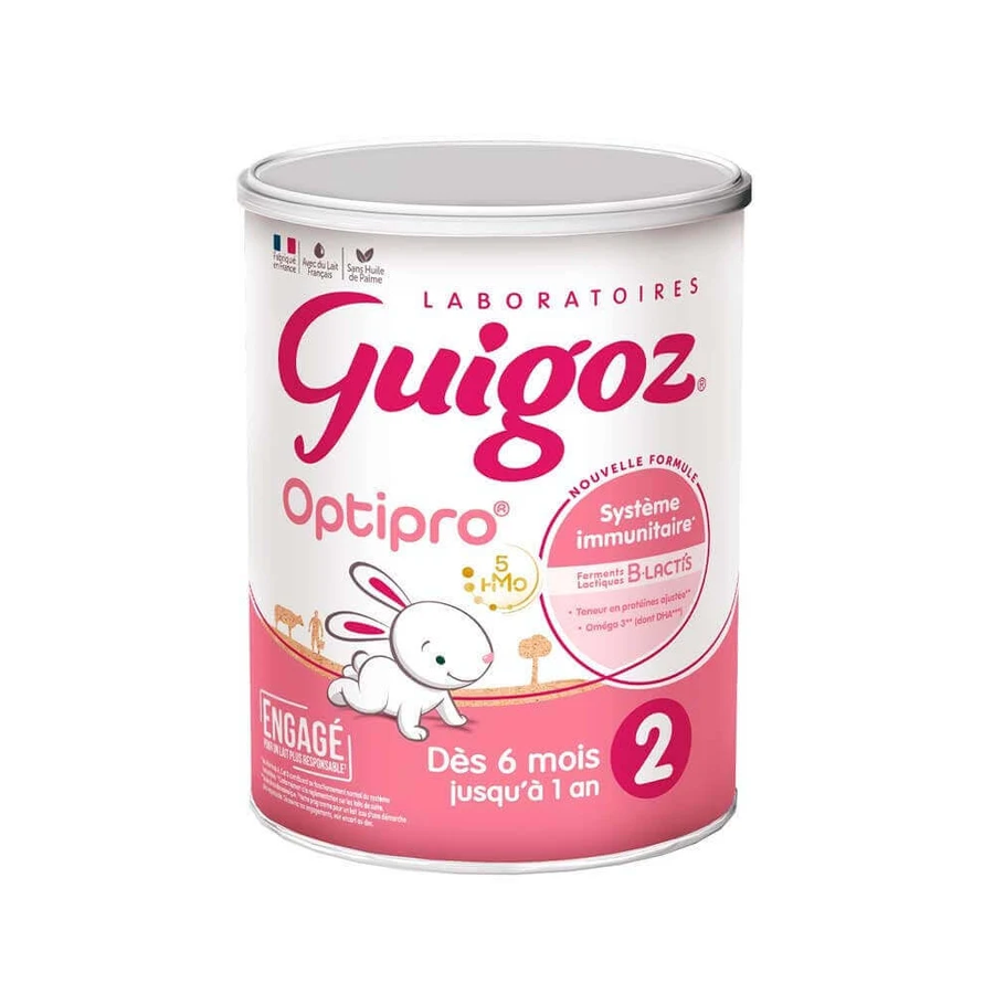 Сухе молочне харчування Guigoz Optipro 6-12 місяців 800г: ціни та характеристики