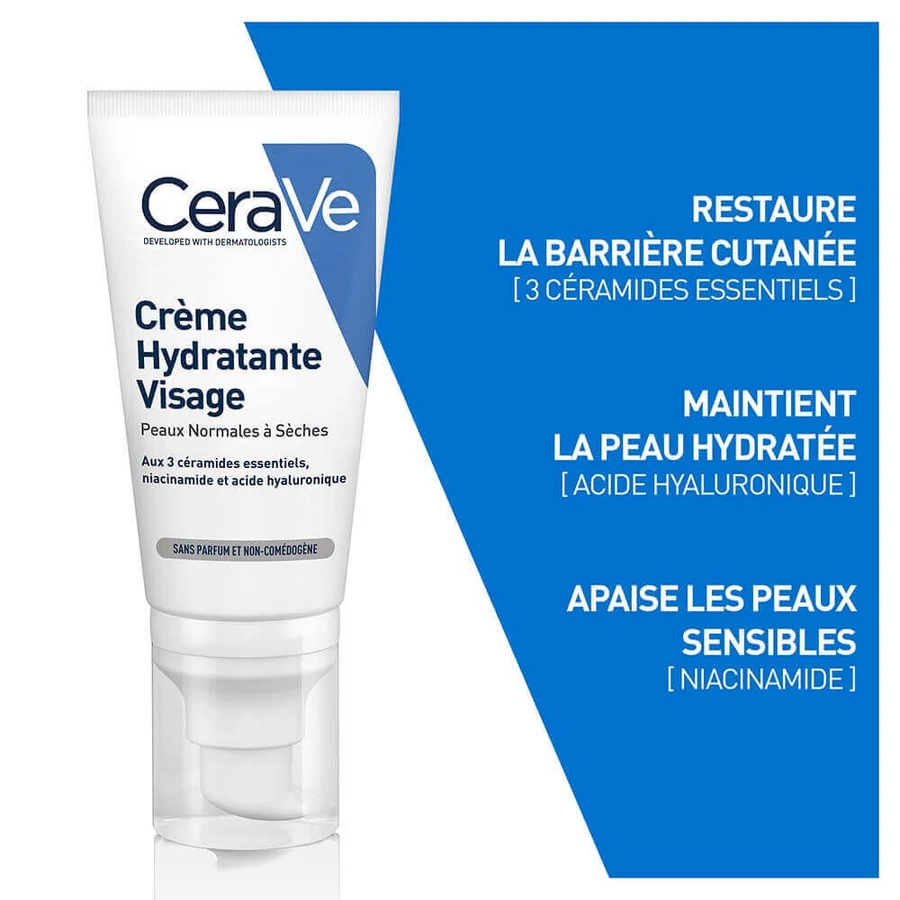 Зволожуючий крем для обличчя Cerave Face 52 мл: ціни та характеристики