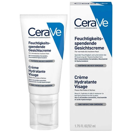 Зволожуючий крем для обличчя Cerave Face 52 мл: ціни та характеристики