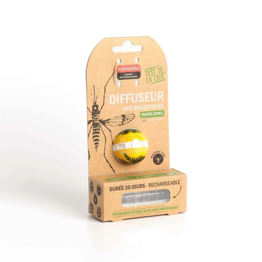 Manouka Boule Diffuseur Anti Moustiques Toutes Zones Dès 36 Mois: цены и характеристики