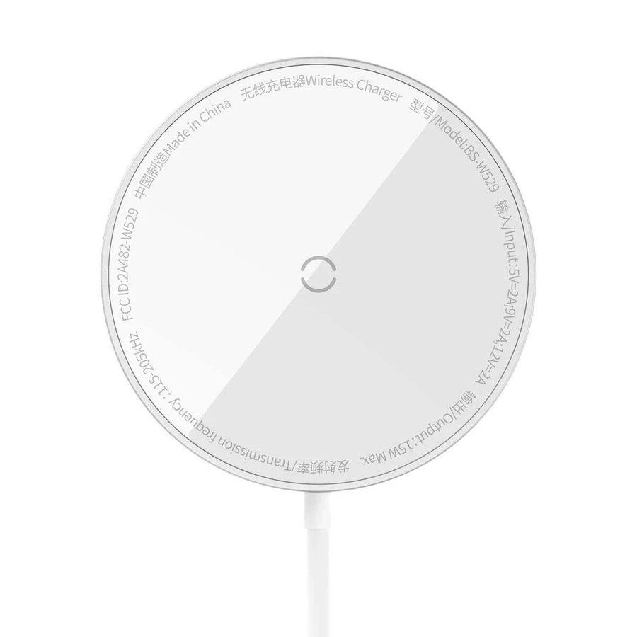 Baseus Simple Mini3 încărcător inductiv 15W argintiu: цены и характеристики
