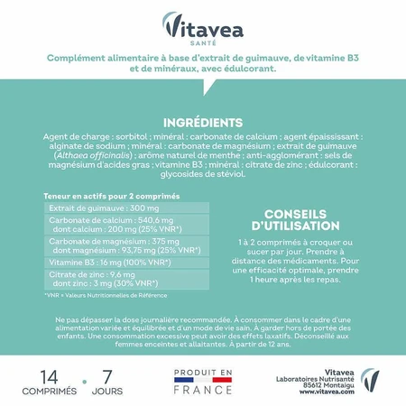 Vitavea Santé Ultradigest Acidité 14 comprimés: цены и характеристики