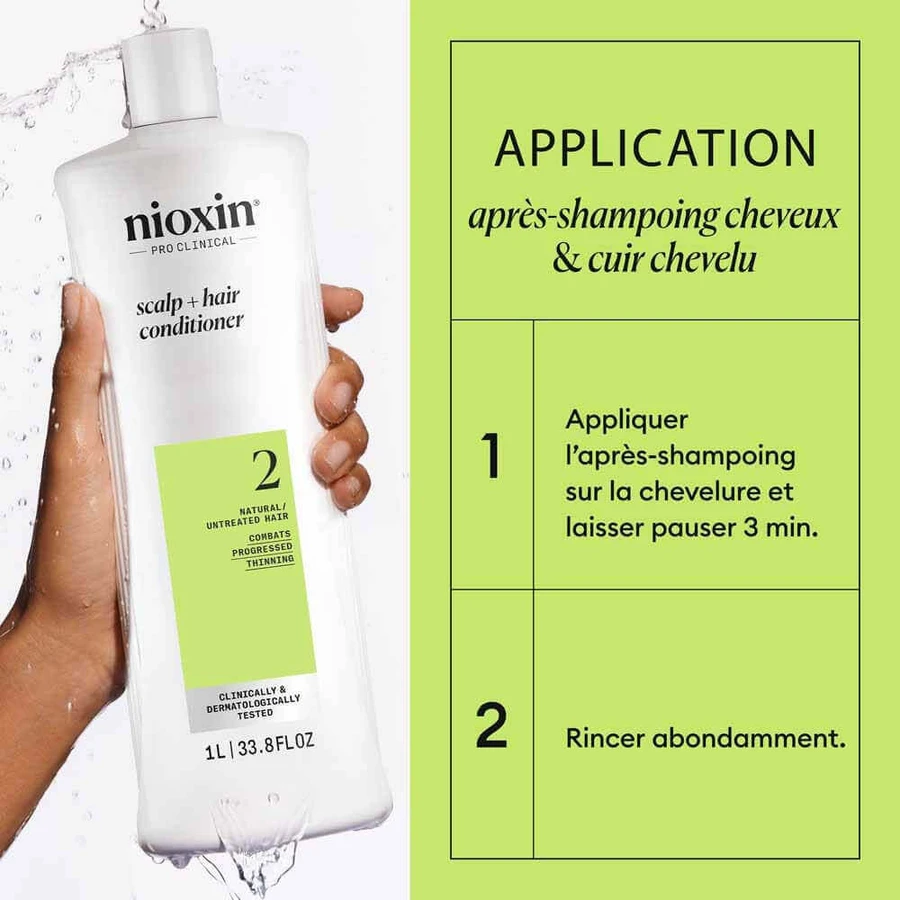 Nioxin System 2 Кондиционер для натуральных волос и усиленного выпадения 1 л: цены и характеристики