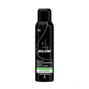 Дезодорант-антиперспірант Asepta Akileine Spray Black  для ніг та взуття, 150 мл