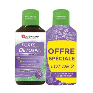 Forté Pharma Forté Détox Натуральний детоксикант для печінки, збагачений десмодієм 2х500мл