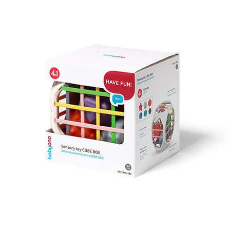BabyOno, сенсорная игрушка, кубик, от 18 месяцев, 1 шт.: цены и характеристики