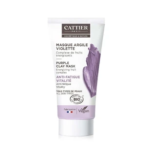 Cattier Мини маска из глины Violet Bio 30 мл