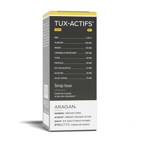 Араган Синактивс ТуксАктифс с 12 лет Сироп от кашля 125 мл: цены и характеристики