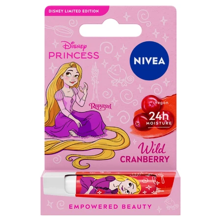 Nivea Disney Princess, живильна помада, журавлина, Рапунцель, 4,8 г: ціни та характеристики