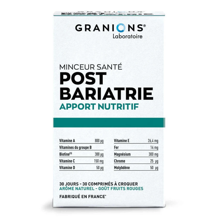 Granions Post Bariaterie Red Fruit Aroma 90 таблеток: цены и характеристики