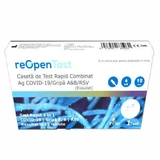 Экспресс-тест на Sars-Cov 2 Ag и грипп A&B/RSV 4 в 1 Combo Reopen, 1 штука, Montana Med
