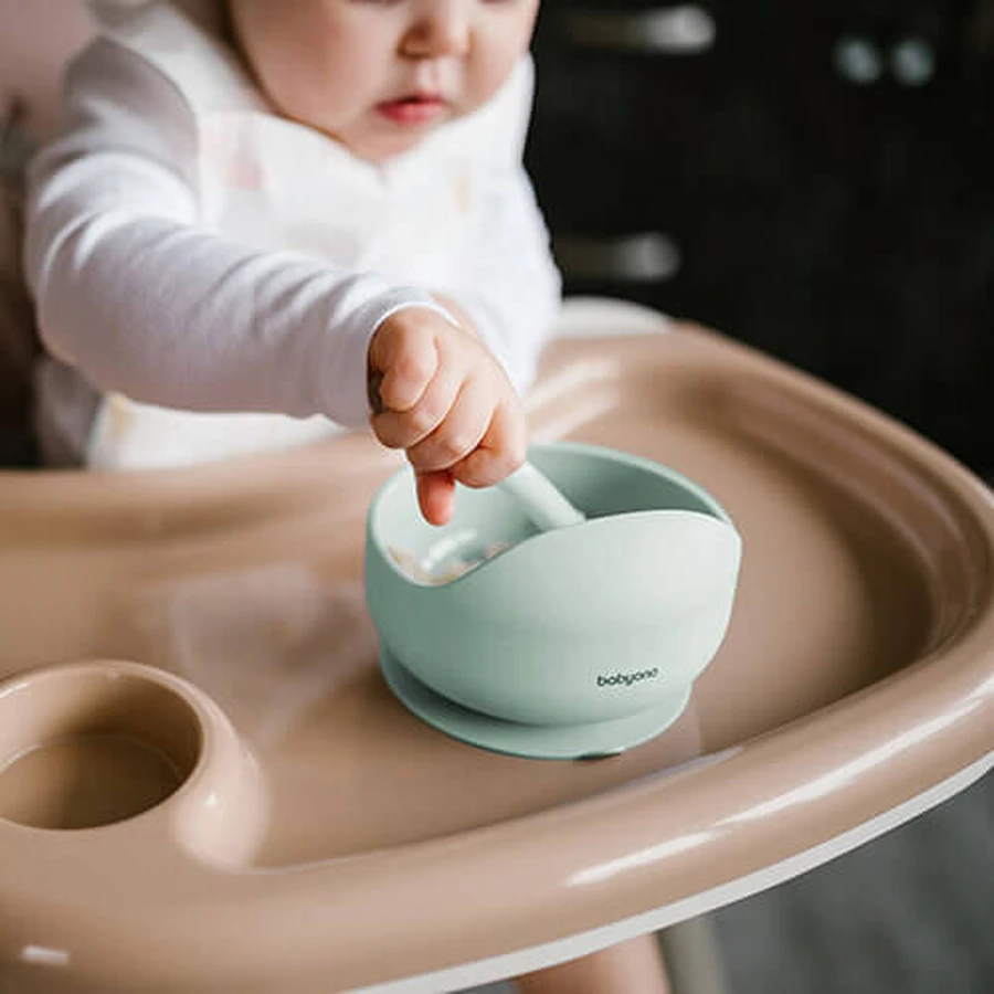 BabyOno, силиконовая чашка с присоской, зеленая, от 6 месяцев, 1 шт.: цены и характеристики
