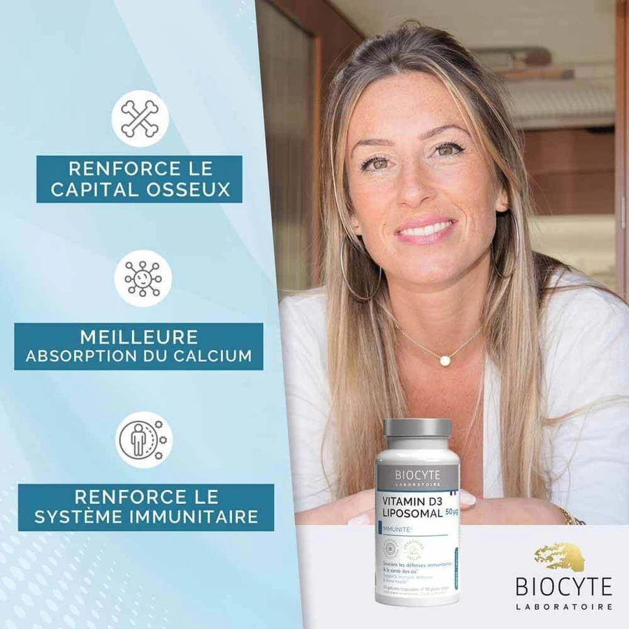 Biocyte Health Липосомальные витамины D 30 капсул: цены и характеристики