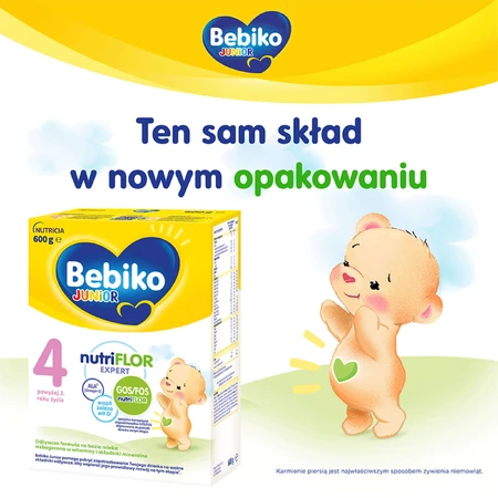 Набір Bebiko Junior 4 Nutriflor Expert, поживна молочна суміш, від 2 років, 3 х 600 г + пляшечка з соломинкою Boon, Swig, 265 мл безкоштовно: ціни та характеристики