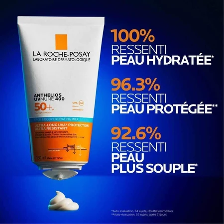 La Roche-Posay Anthelios Зволожуюче молочко для обличчя та тіла 150 мл: ціни та характеристики