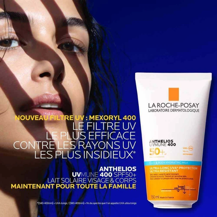 La Roche-Posay Anthelios Зволожуюче молочко для обличчя та тіла 150 мл: ціни та характеристики