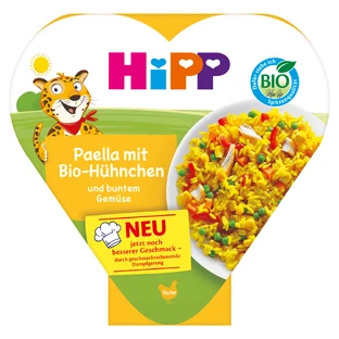 Паэлья HiPP Bio с овощами и курицей, после 1 года, 250 г