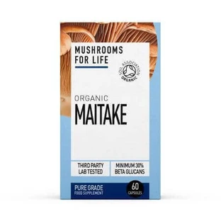 Органічне майтаке, 800 мг, 60 капсул, MushroomsForLife