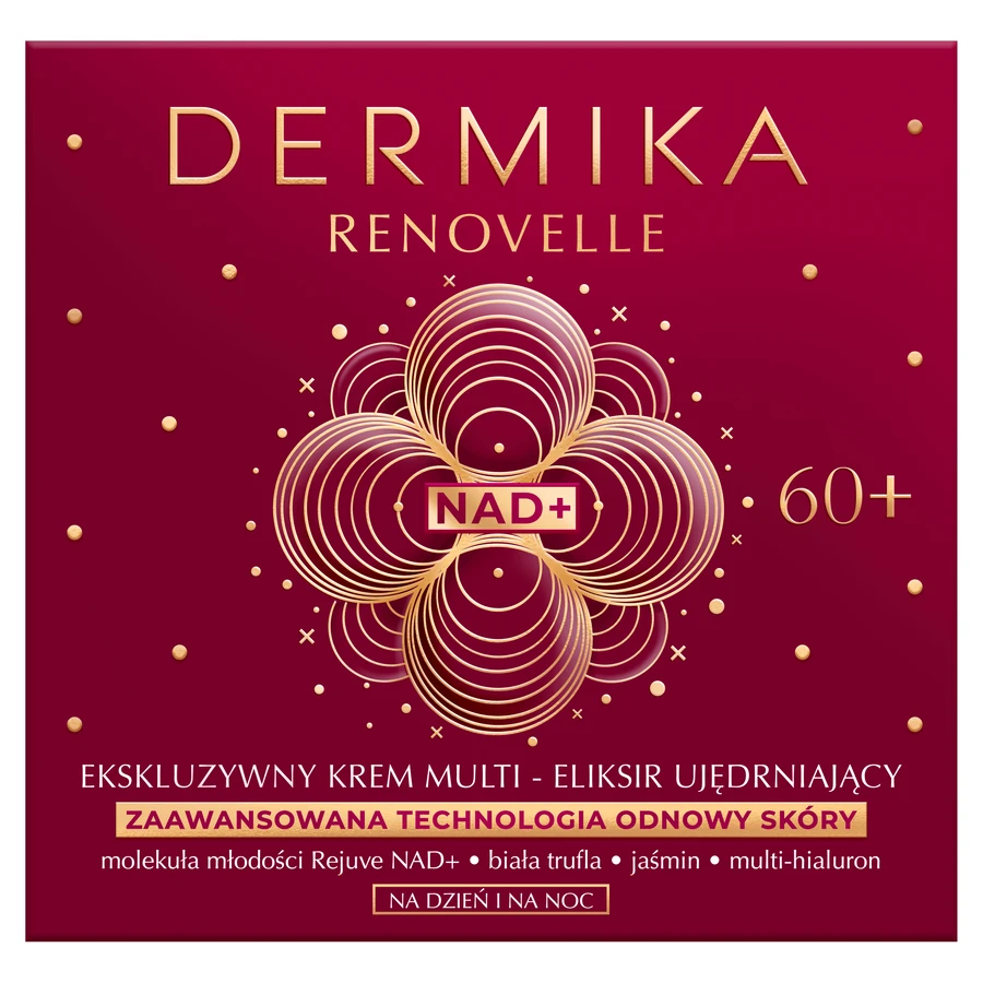 Dermika Renovelle 60+, эксклюзивный мультиэликсирный укрепляющий крем, день и ночь, 50 мл: цены и характеристики