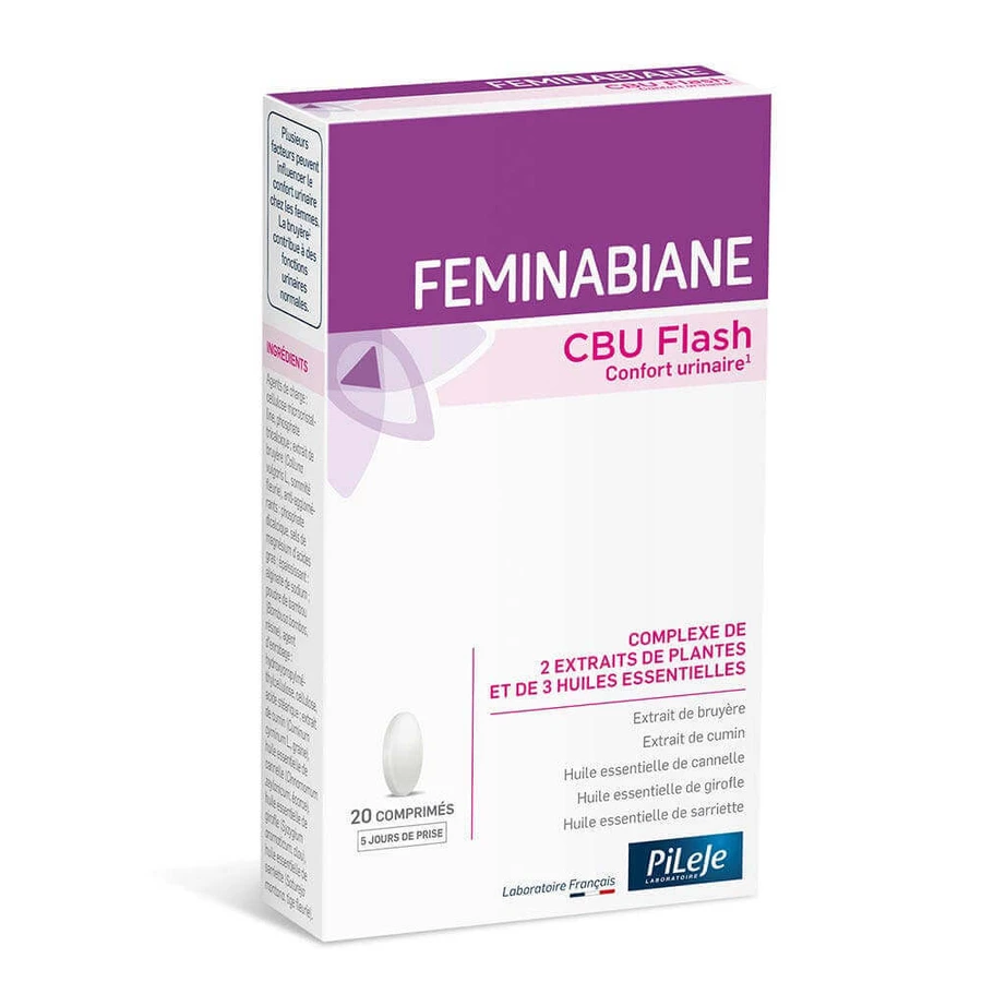 Pileje Feminabiane CBU Flash Feminabiane 20 таблеток: цены и характеристики