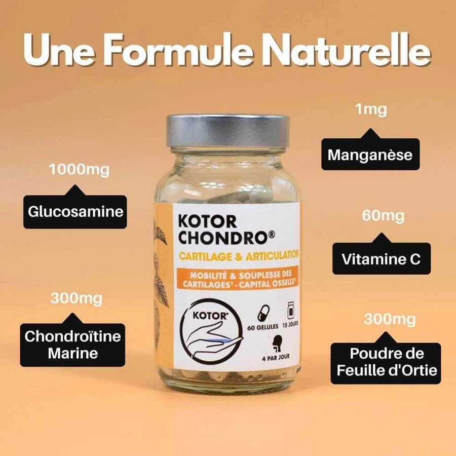 Kotor Pharma Condro Хрящі та суглоби 60 капсул: ціни та характеристики