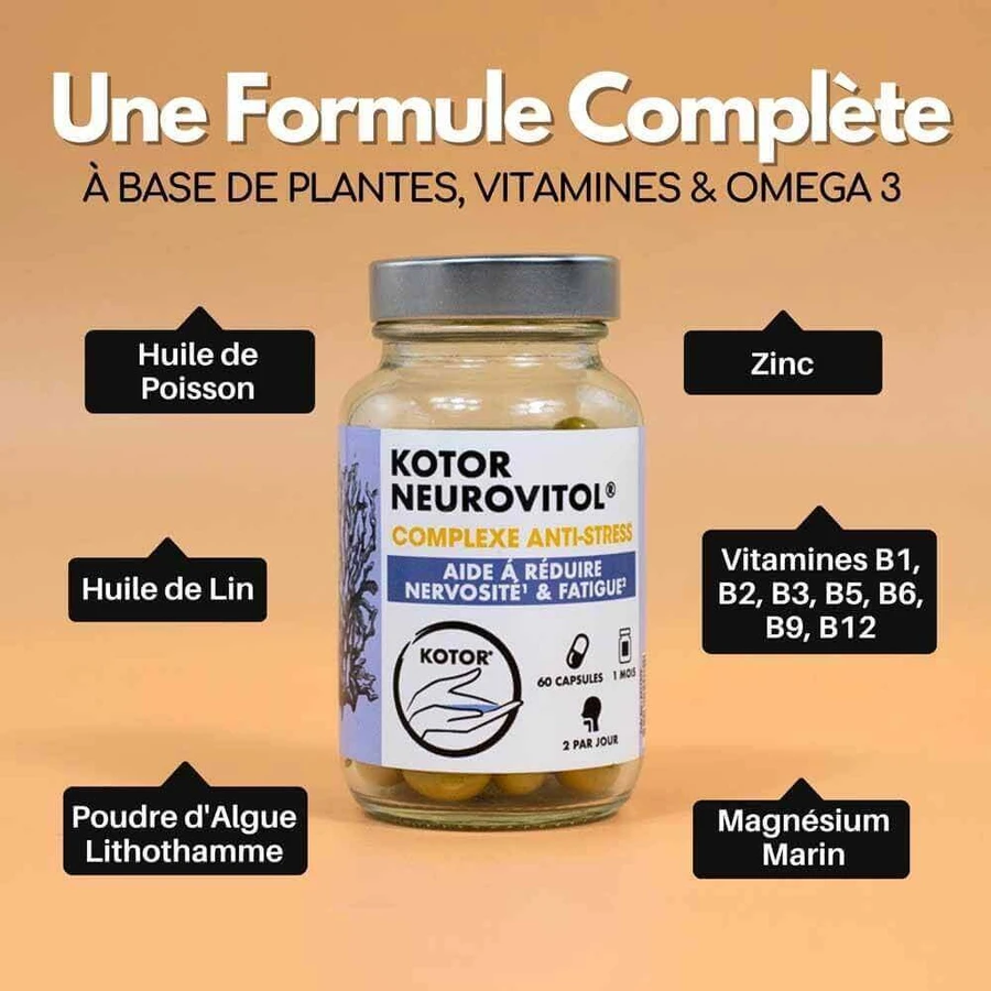 Kotor Pharma Нейровитол Антистрессовый комплекс 60 капсул: цены и характеристики