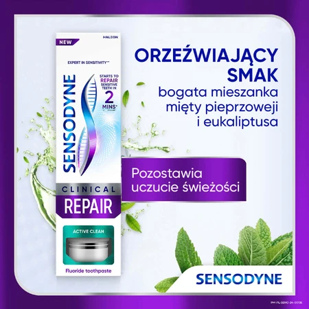 Sensodyne Clinical Repair Active Clean зубная паста для гиперчувствительных зубов, 75 мл: цены и характеристики