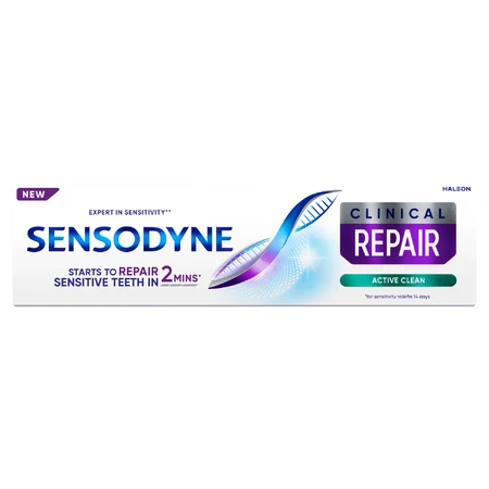 Sensodyne Clinical Repair Active Clean зубная паста для гиперчувствительных зубов, 75 мл: цены и характеристики