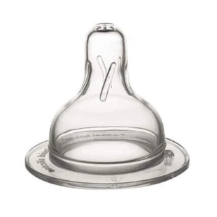 Canpol Babies Easystart, силіконова соска для пляшечок з широким горлом, міні, 0-3 місяці, 2 штуки