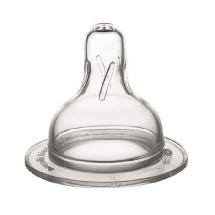 Canpol Babies Easystart, силіконова соска для пляшечок з широким горлом, міні, 0-3 місяці, 2 штуки: ціни та характеристики