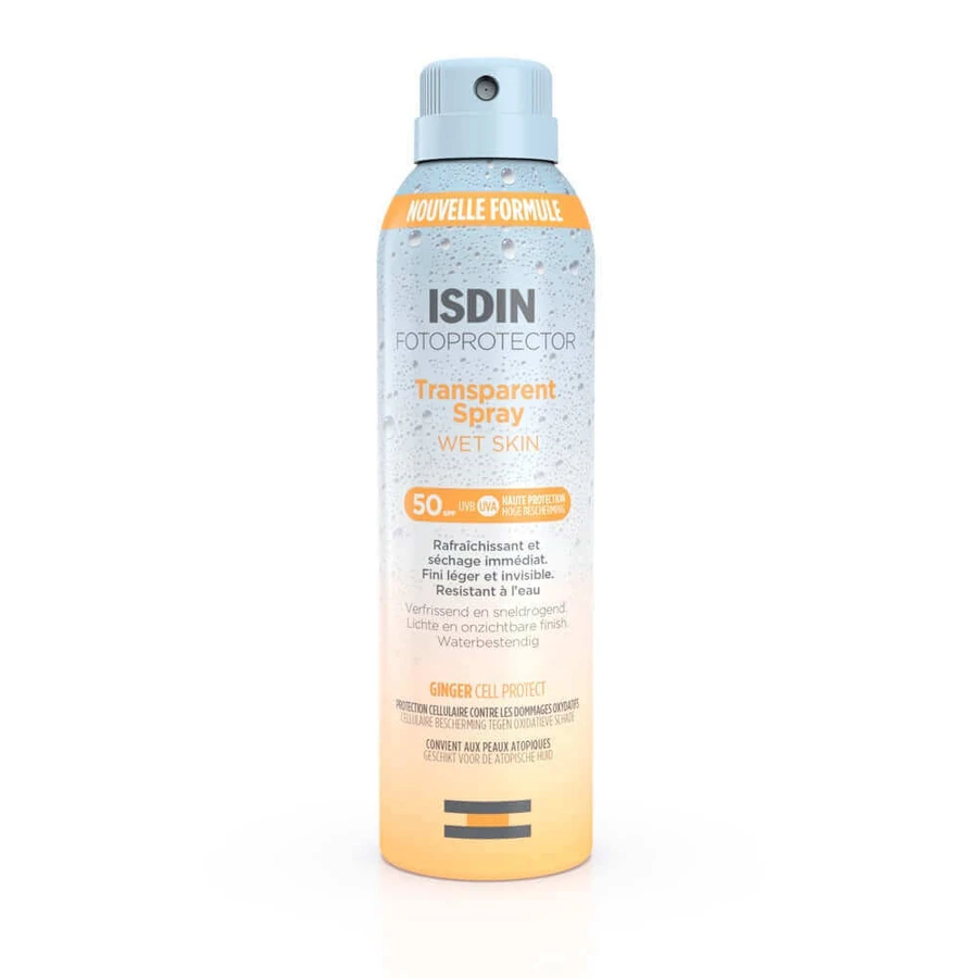 Isdin Прозорий спрей-фотозахисний крем для тіла від сонця SPF50 250мл: ціни та характеристики