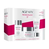 Набір Agenity 5° NeuroGlow, крем-де-зі, SPF 20, 50 мл + крем-де-ноапте, 25 мл + Баланс, тонізуючий гідратант, 50 мл