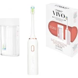 VITAMMY VIVO Рожева звукова зубна щітка з футляром, біла 1×1 шт, звукова зубна щітка